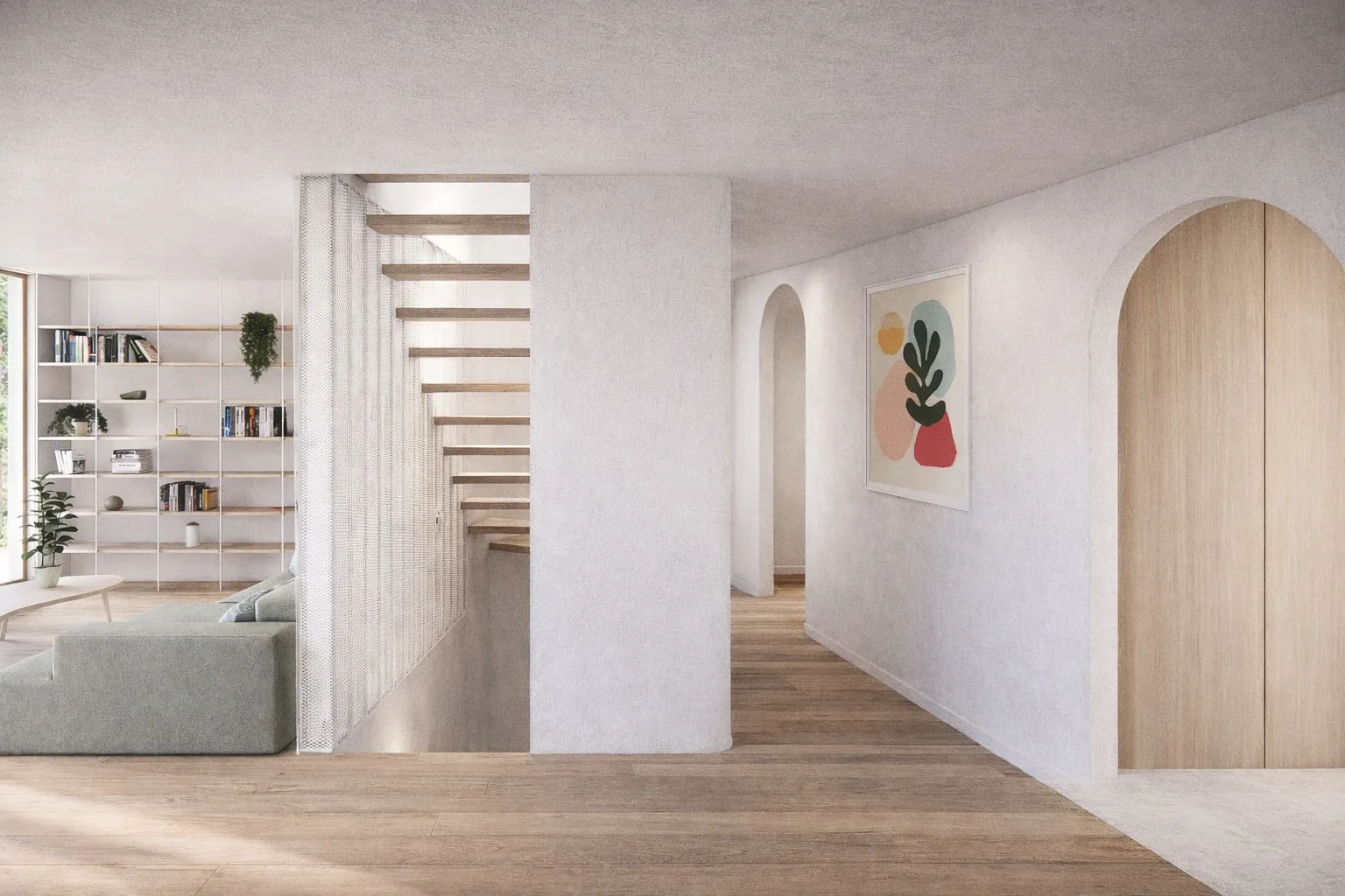 Point focal — rénovation d’une maison de vétéran, Montréal