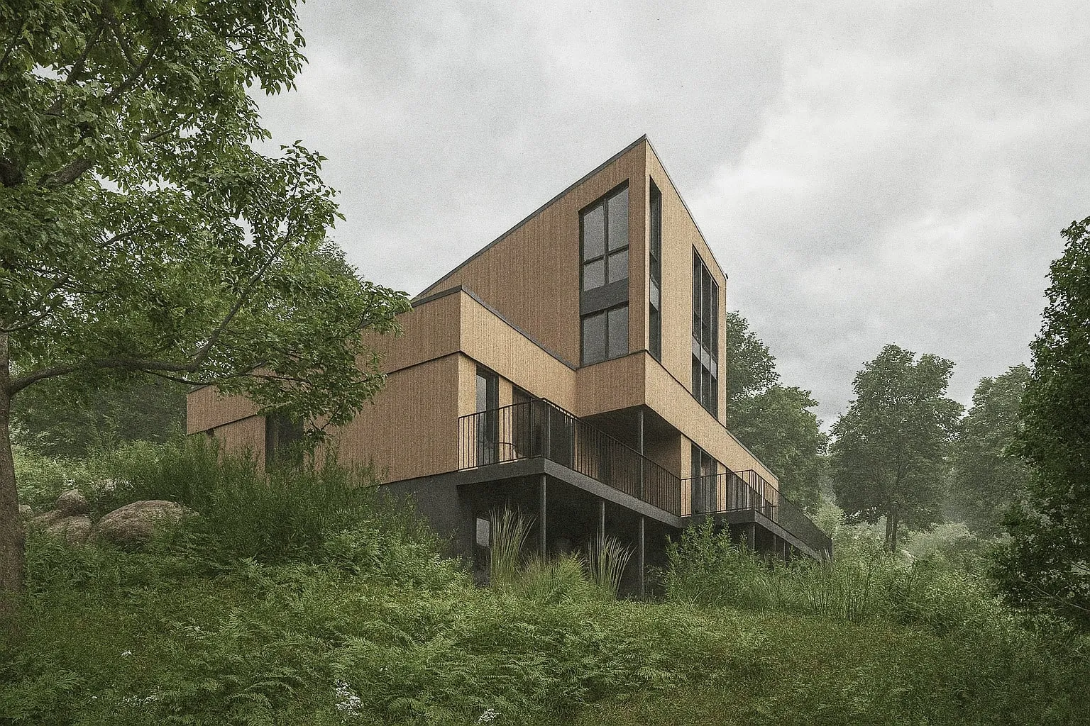 Chalet double — construction neuve, Sainte-Adèle