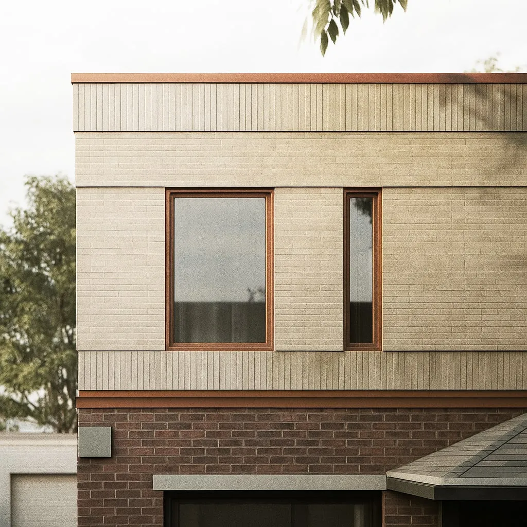 Agrandissement bi-générationnel — maison de type shoebox, Montréal