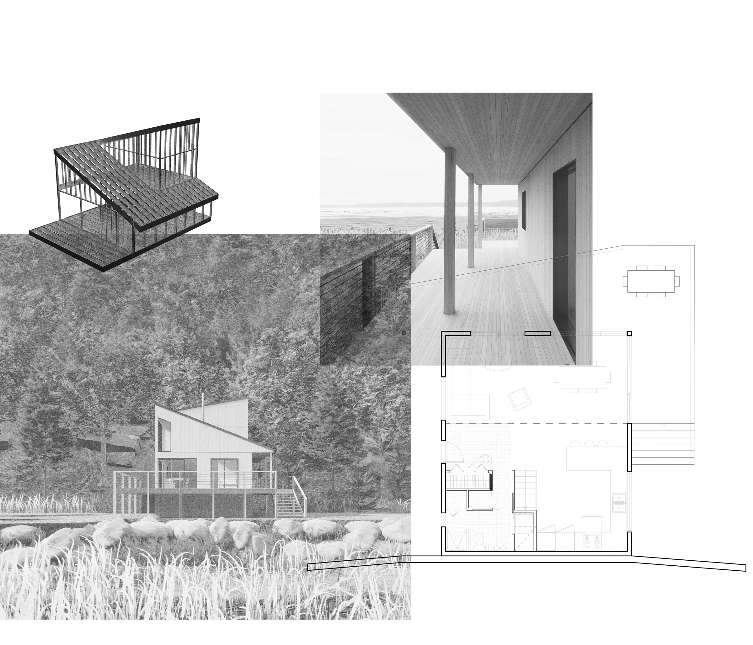 Saint-Nicolas beach house — chalet familial au bord du fleuve